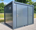 Conteneur sanitaire 3 m – Double cabine avec chauffage