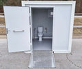 Conteneur sanitaire PMR avec rampe et eau chaude