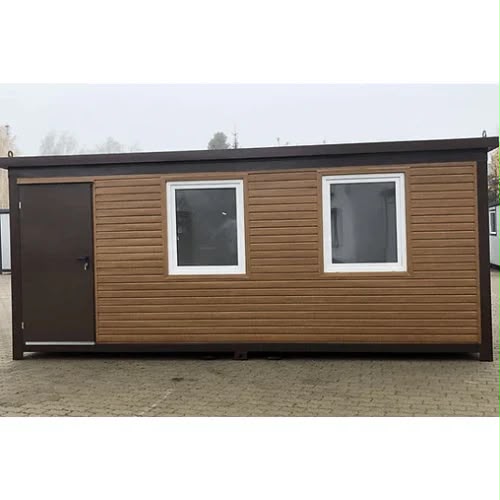 Conteneur bureau imitation bois 6 × 2,40 m – Isolé