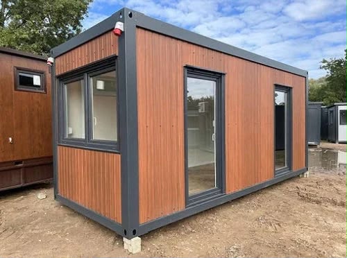 Conteneur bureau isolé 6 × 2,43 m – Modèle Premium