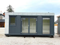 Conteneur modulaire Premium avec façade vitrée – Bureau et espace commercial de 14,4 m²