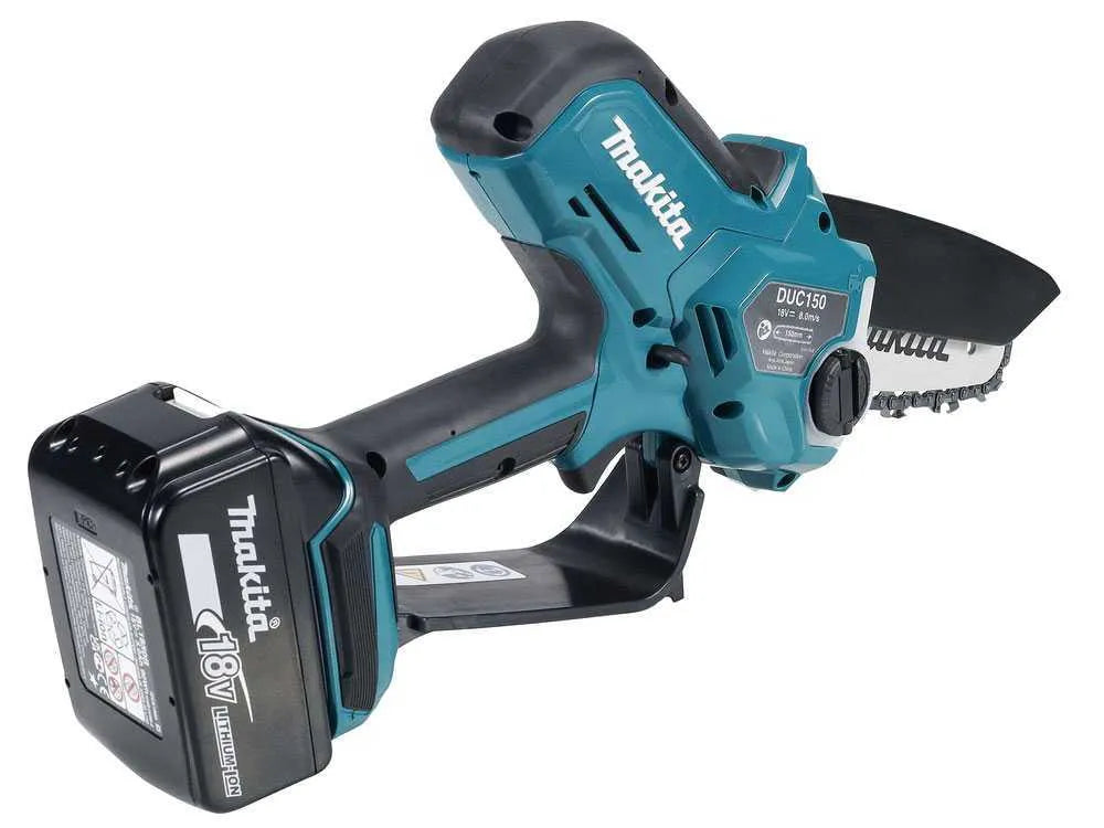 Makita DUC150ZJ LXT – Élagueuse sur batterie 18 V – Batterie 3 Ah – Guide 15 cm – photo 7