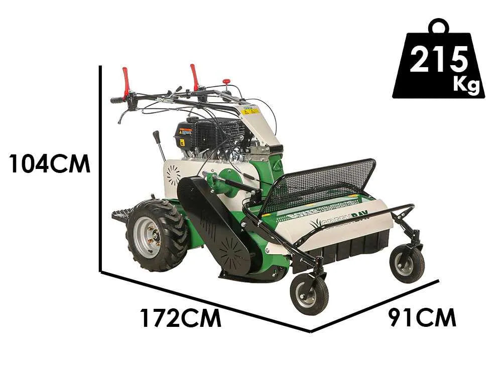 GreenBay BOXER 76-150 W - Tondeuse débroussailleuse à couteaux - Loncin G420FA - vue 6