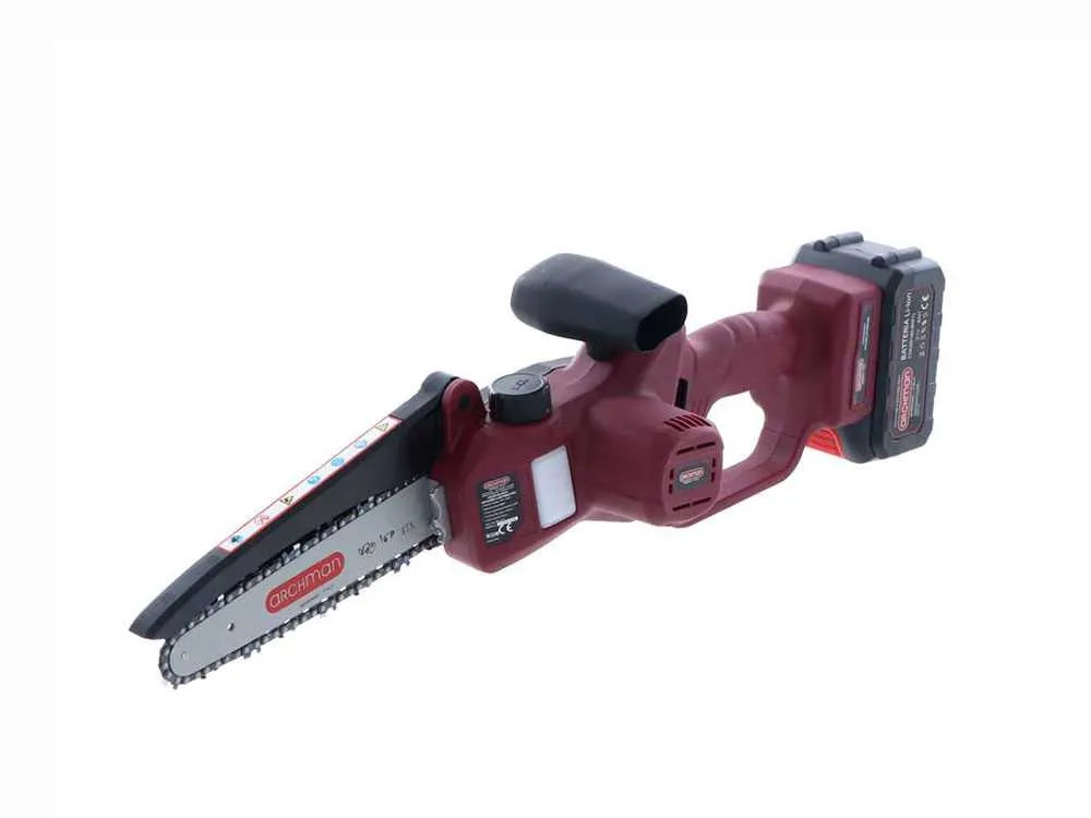 Archman PE01X – Élagueuse électrique à batterie 21 V – 2 batteries 4 Ah – Guide 20 cm – photo 6
