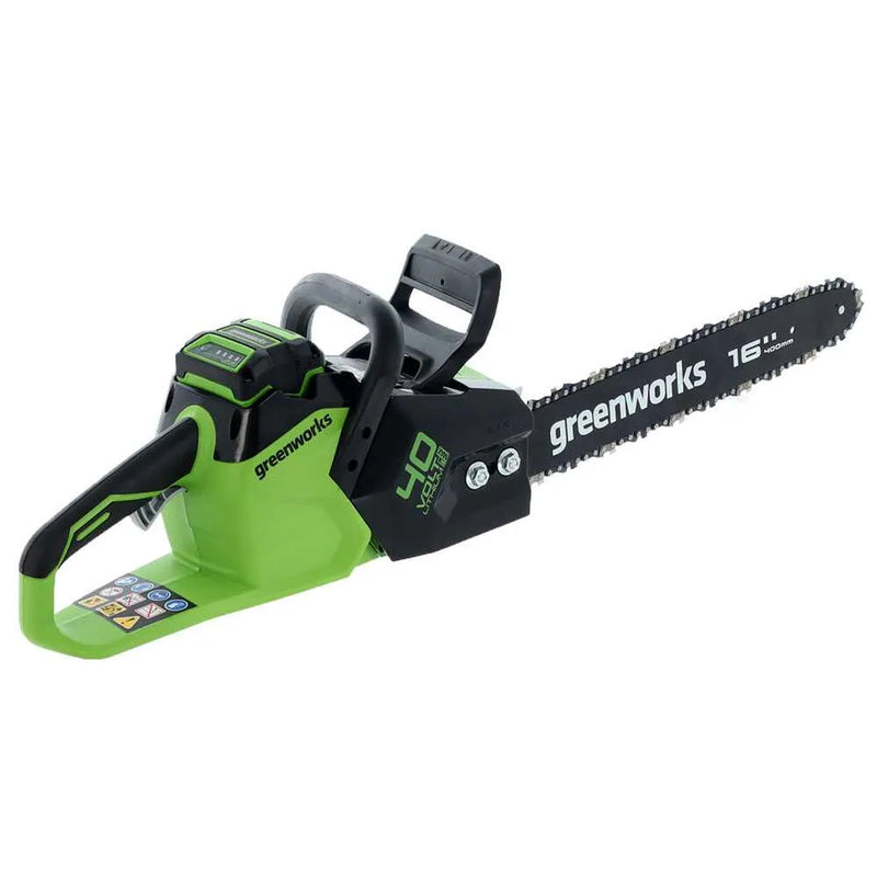 Greenworks GD40CS18 – Tronçonneuse à batterie 40 V – Guide 40 cm