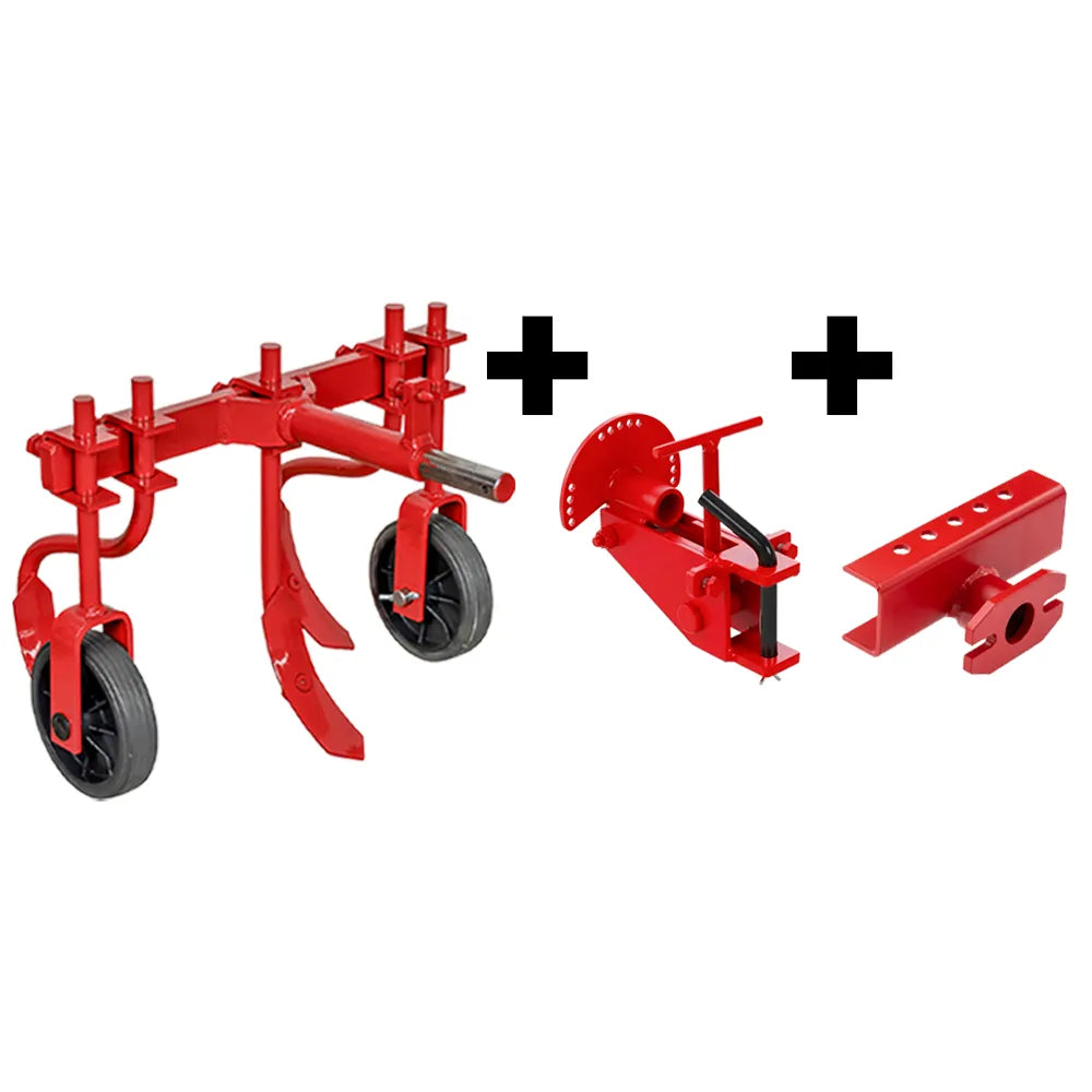 AgriEuro Premium ET-3 – Déracineur 3 dents pour motoculteur 6 à 10 CV – vue 1