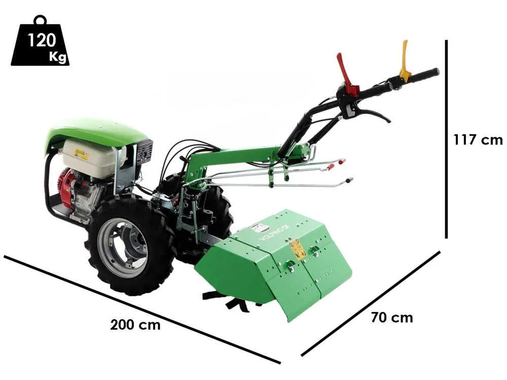 Motoculteur Lampacrescia MGM Volpino DF Honda GX270 - vue 3