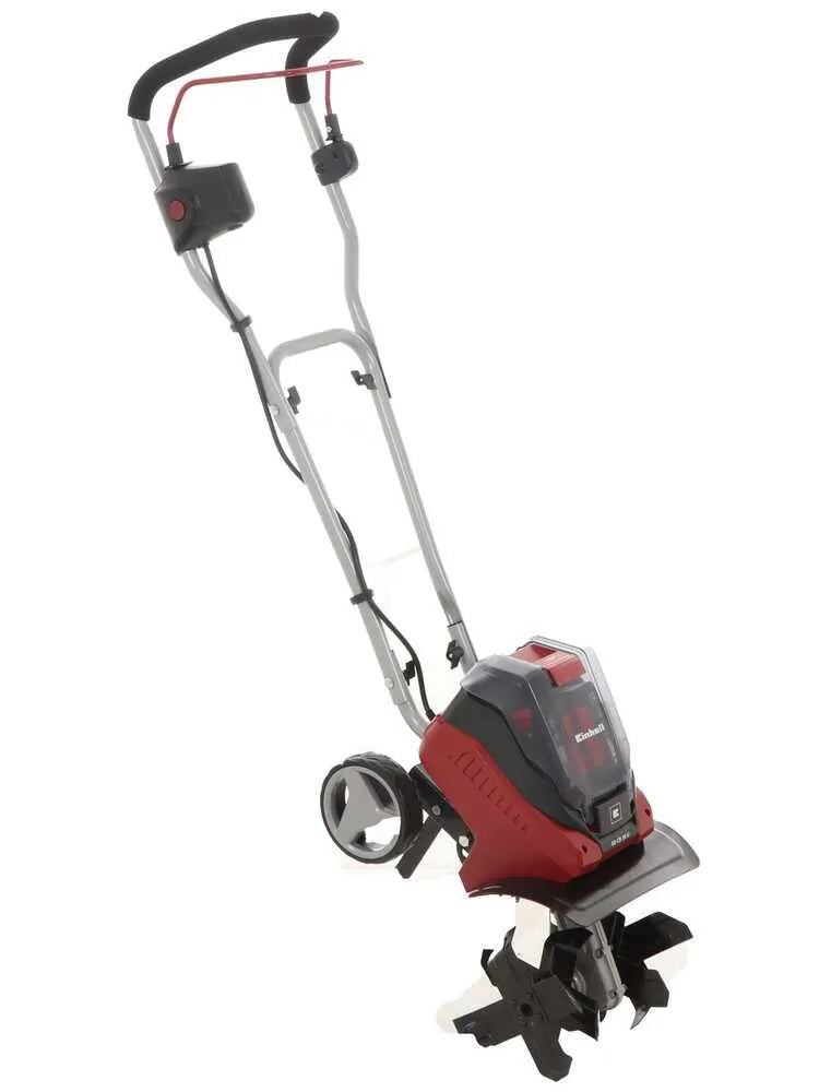 Einhell GE-CR 30 Li — Motobineuse à batterie 36 V (2 x 18 V 5,2 Ah) avec roues