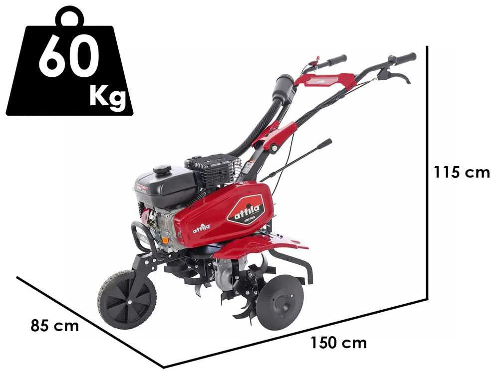 Motobineuse thermique Attila ATMZ 6020 212 cm³ 7 CV avec fraise 80 cm et 2 vitesses avant