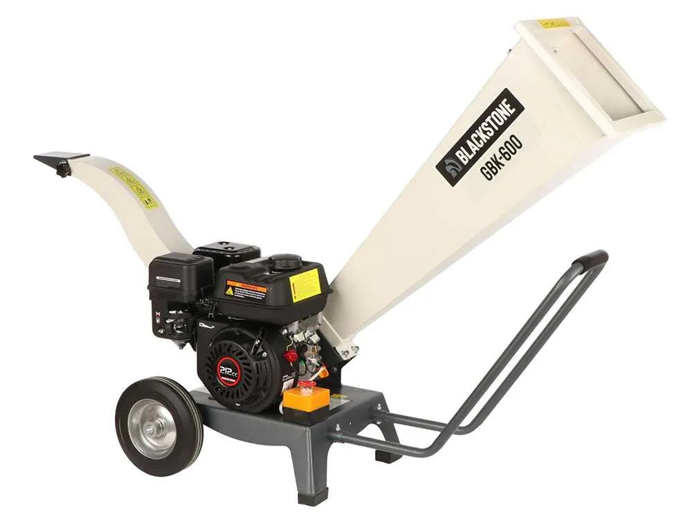 BlackStone GBK 600 - Broyeur de branches thermique - Moteur Loncin 7 CV