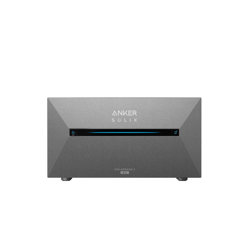 Anker SOLIX Solarbank 2 E1600 AC avec batterie de 1 600 Wh et deux panneaux solaires