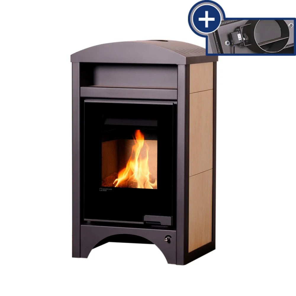 Poêle à bois hydraulique Aquaflam Vario Barma Basic Maple 11/5 kW HSF34-049 - image 2