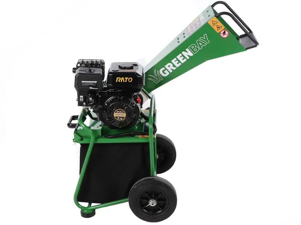 GreenBay GB-WRC 50 L - Broyeur de branches thermique - Moteur Rato 7 CV - vue 6