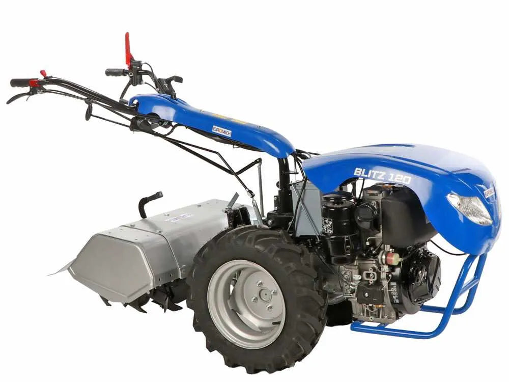 EuroMech BLITZ 120 motoculteur diesel Kohler KD15-440 12 CV démarrage électrique – photo 8