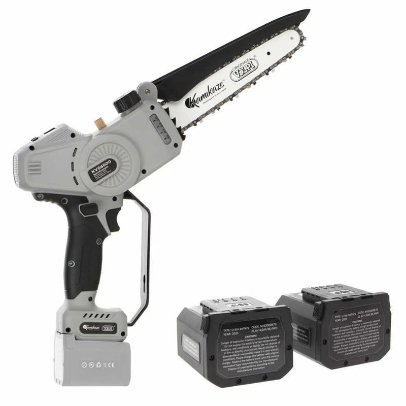 Volpi KVS6000 – Élagueuse sur batterie 21,6 V – 2 batteries 4 Ah – Guide 19 cm – photo 1