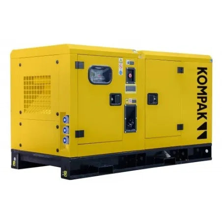 Groupe électrogène diesel insonorisé KOMPAK KDG45KSE 44 kVA triphasé et monophasé