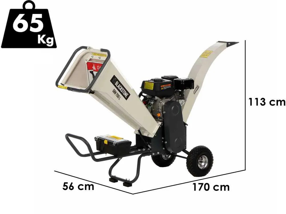 BlackStone GBK-700 L - Broyeur de branches thermique - Moteur Loncin 7 CV - photo 3