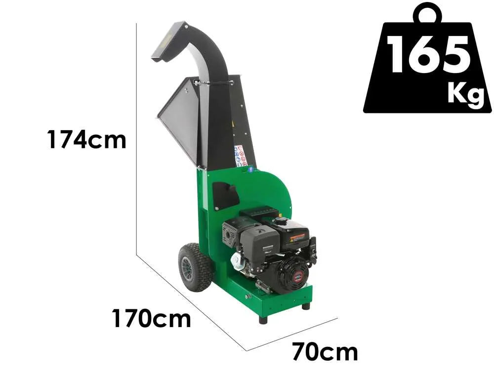 Seven Italy BIGCH420 – Broyeur thermique Loncin G420F à démarrage électrique