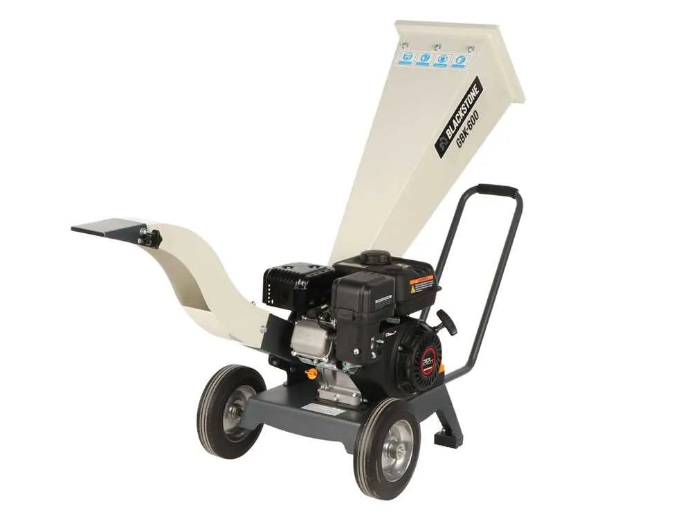 BlackStone GBK 600 - Broyeur de branches thermique - Moteur Loncin 7 CV