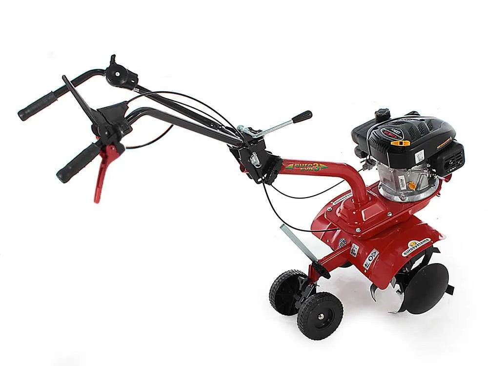 Eurosystems E3-EVO RM Motobineuse essence 4,5 CV moteur Loncin 139 cm³ fraise 50 cm