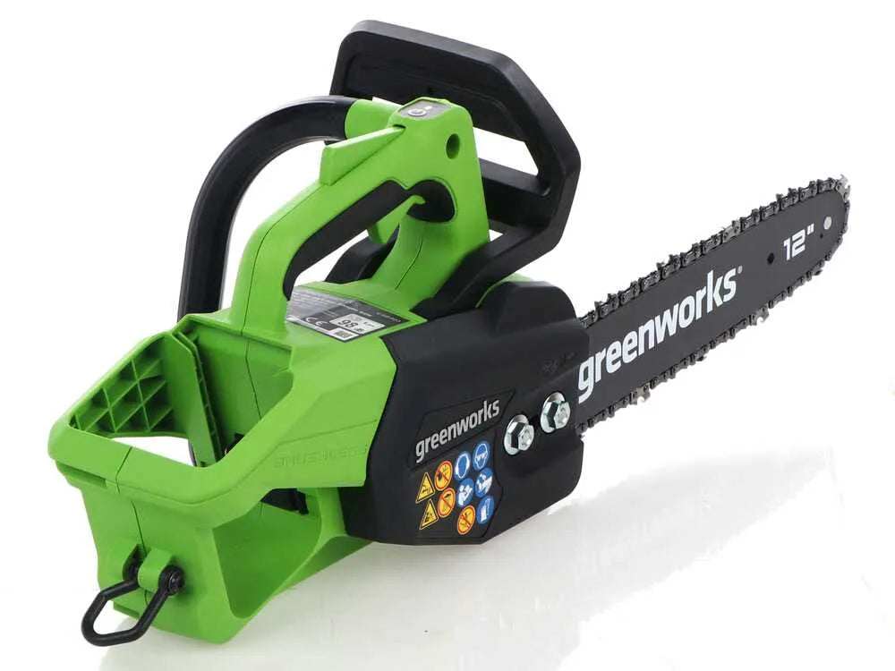 Greenworks GD48TCS – Tronçonneuse à batterie 48 V – Batterie 2 Ah – Guide 30 cm – photo 8