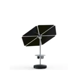 Parasol solaire PSA600 avec six panneaux photovoltaïques intégrés et onduleur 800 W
