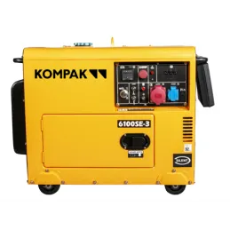 Kompak NT-6100SE-3 groupe électrogène diesel insonorisé 5500 W monophasé et triphasé