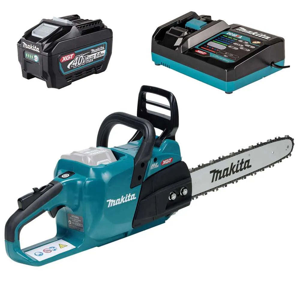 Makita XGT UC026G tronçonneuse à batterie 40 V avec guide 40 cm
