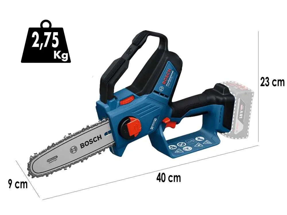 Bosch Professional GKE 18V-20 – Élagueuse manuelle à batterie 18 V – Guide 20 cm – photo 2
