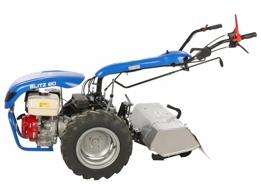EuroMech BLITZ 80 Motoculteur essence Honda GX270 9 CV avec fraise 75 cm et attelage rapide HBS