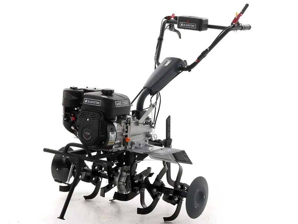 BlackStone MHG 2000 — Motobineuse thermique à essence, 212 cm3, 7 CV