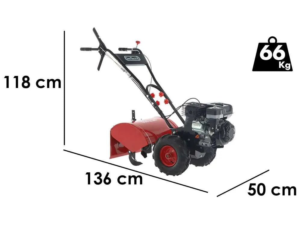 GeoTech MCT 500 Motoculteur à essence Rato R210-S 7 CV
