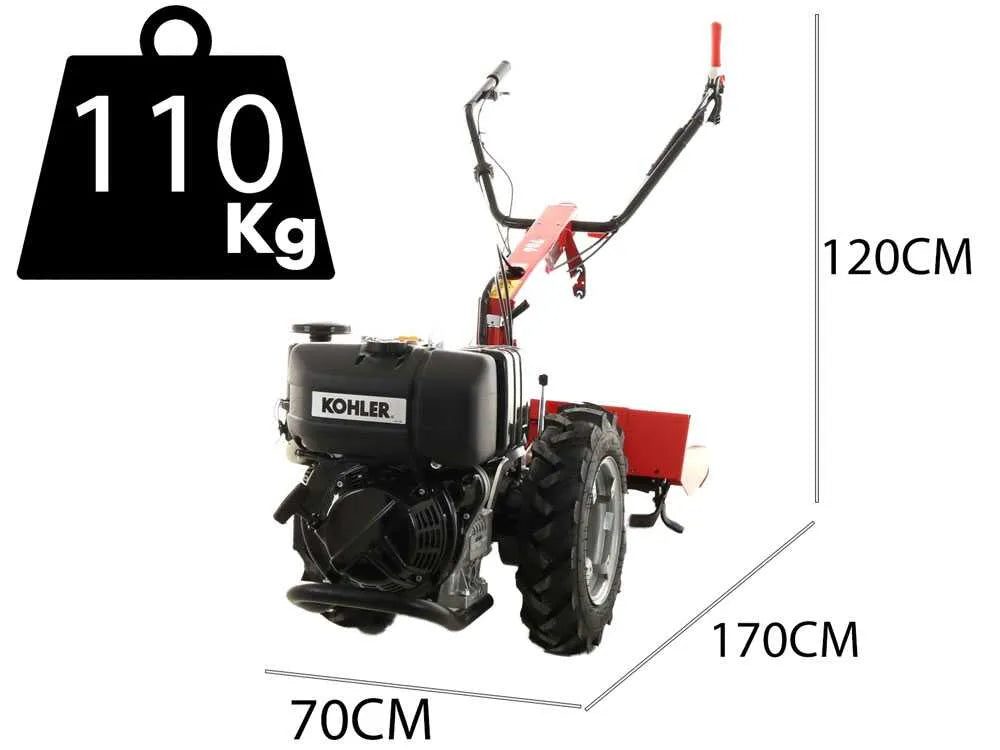 Motoculteur diesel GINKO 706 avec moteur Kohler KD 15 350 et boîte 6 vitesses - photo 3