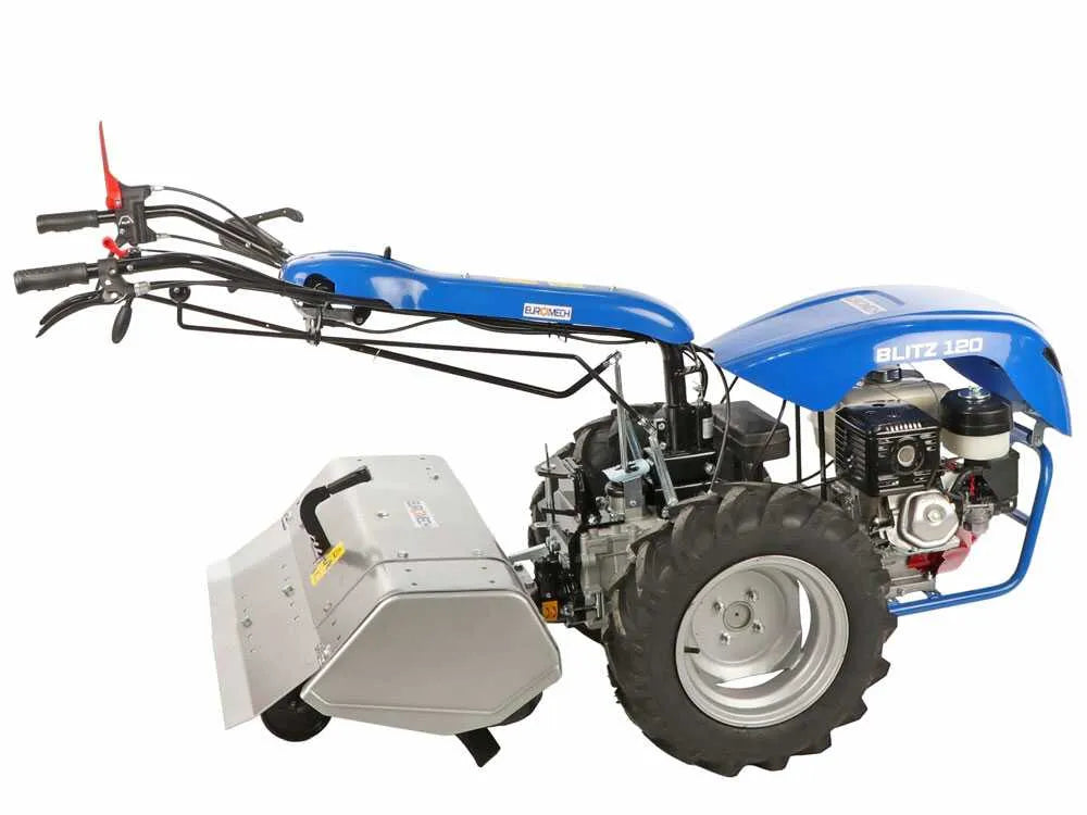 EuroMech BLITZ 120 motoculteur essence Honda GX390 13 CV – fraise 83 cm