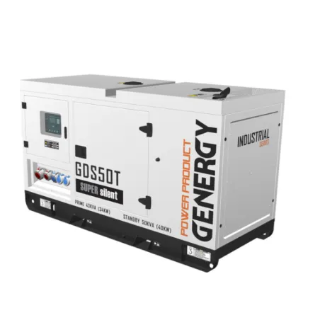 Groupe électrogène diesel insonorisé Genergy GDS50T 47 kVA avec contrôleur Deep Sea - vue 2