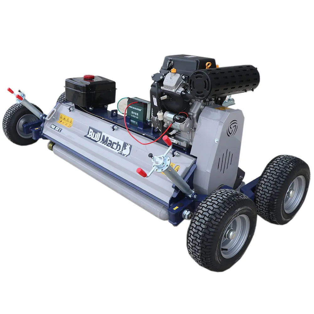 BullMach PAN 150 L - Tondeuse débroussailleuse tractée pour quad - Loncin LC2V80FD - vue 1