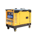 Kompak KD8600SE groupe électrogène diesel insonorisé 6300 W monophasé 230 V