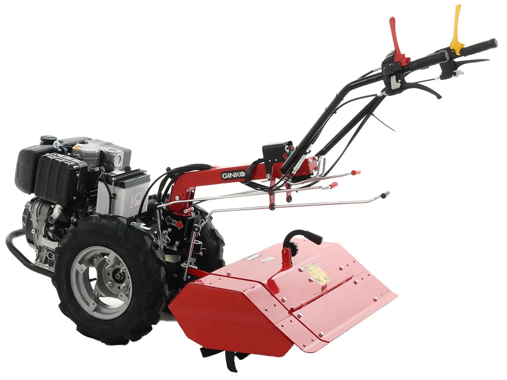 Motoculteur diesel GINKO R710 EKO Kohler KD15-440 avec démarrage électrique et essieu différentiel