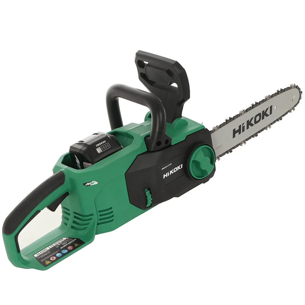 HiKOKI CS3630DB - Tronçonneuse à batterie 36 V 2,5 Ah - Guide 30 cm