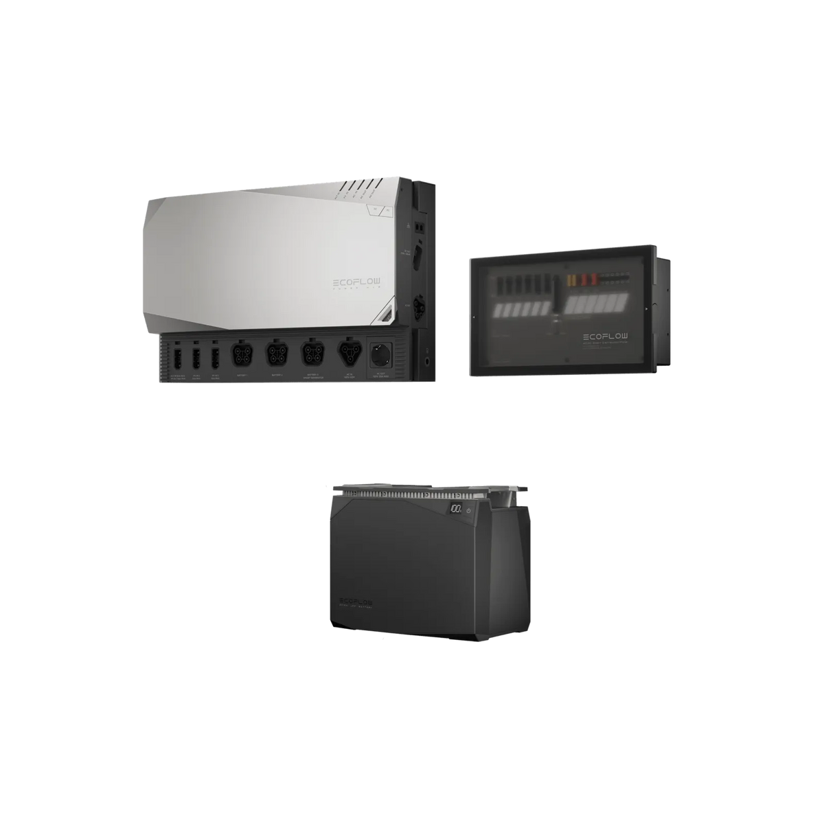 Kit énergétique EcoFlow Ready 2 kWh avec Power Hub 3600 W et panneau de distribution