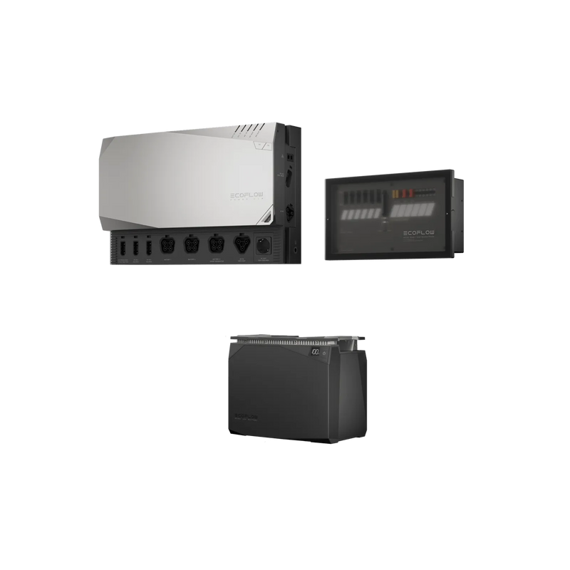 Kit énergétique EcoFlow Ready 2 kWh avec Power Hub 3600 W et panneau de distribution
