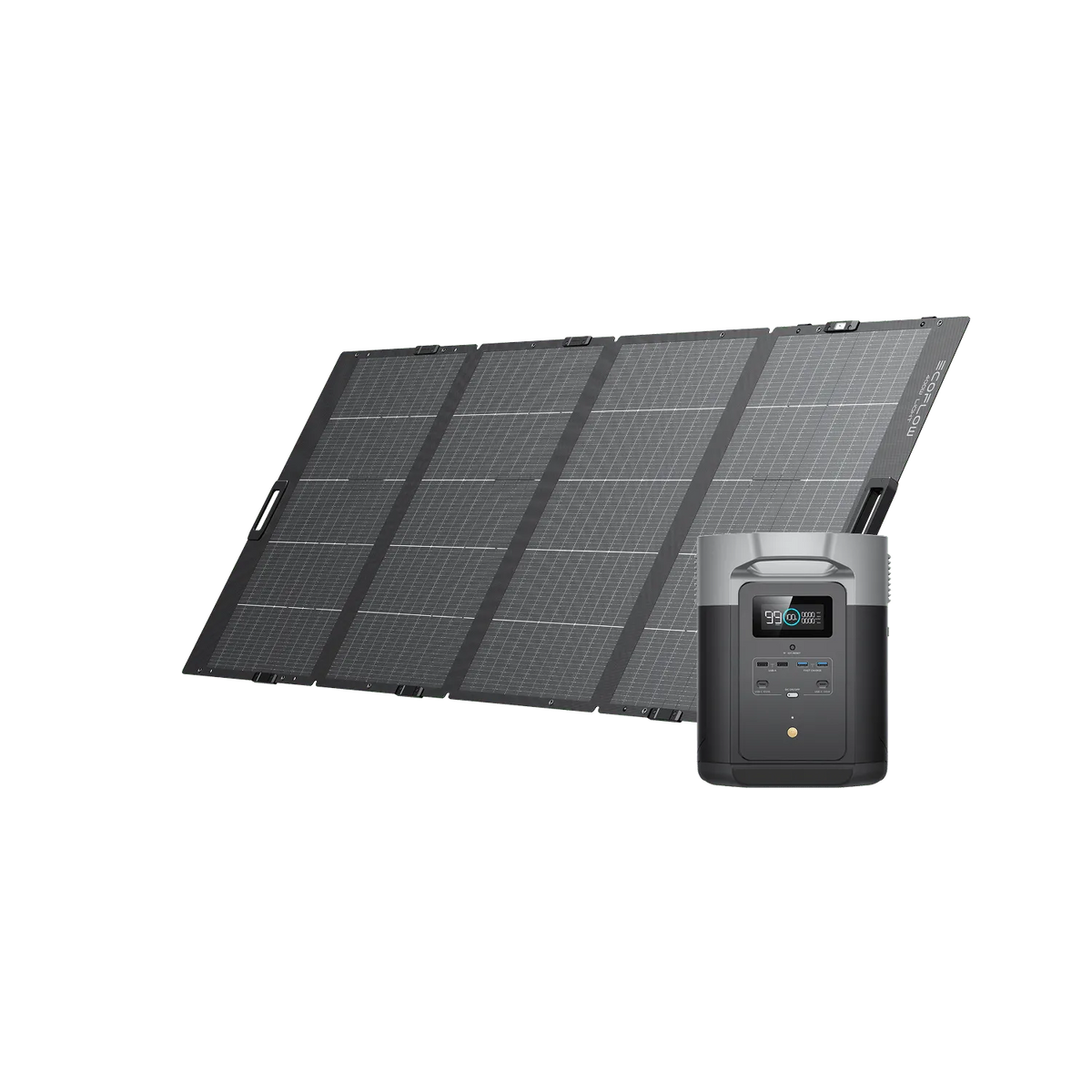 Station électrique portable EcoFlow DELTA Max 2000 Wh avec panneau solaire portable 400 W