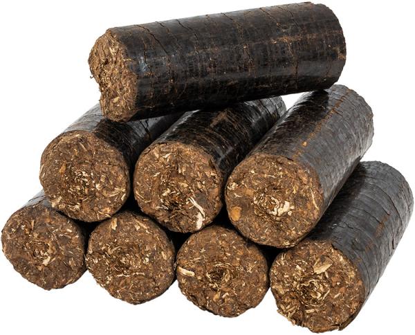 Briquettes d’écorce de bois – Maintien des braises longue durée, 10 kg