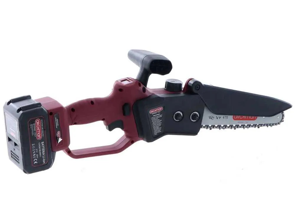 Archman PE01X – Élagueuse électrique à batterie 21 V – 2 batteries 4 Ah – Guide 20 cm – photo 11