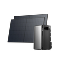 EcoFlow STREAM Ultra 1,92 kWh avec deux panneaux solaires rigides monocristallins de 450 W