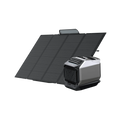 Climatiseur portable EcoFlow WAVE 2 avec batterie supplémentaire et panneau solaire portable de 400 W