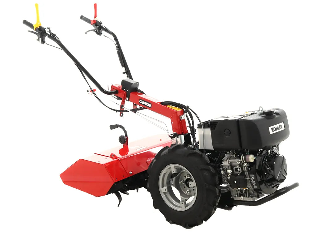 Motoculteur diesel GINKO R710 EKO Kohler KD15-440 avec démarrage électrique et essieu différentiel