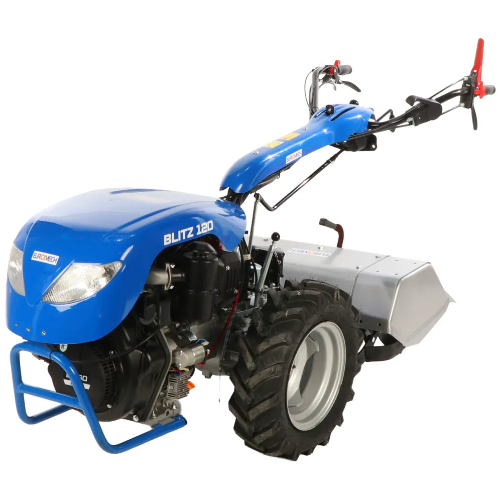 EuroMech BLITZ 120 motoculteur diesel Yagmur D460 12 CV démarrage électrique avec fraise 83 cm - photo 1