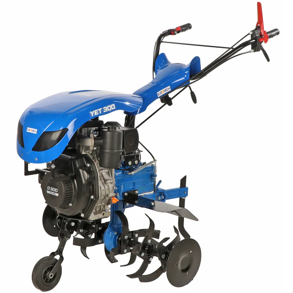 EuroMech YET 300 – Motobineuse diesel D300 208 cm³ 7 CV, fraise 90 cm