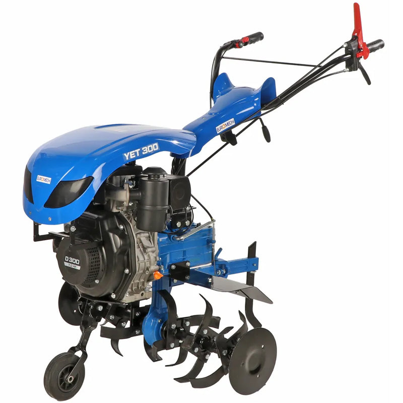 EuroMech YET 300 – Motobineuse diesel D300 208 cm³ 7 CV, fraise 90 cm